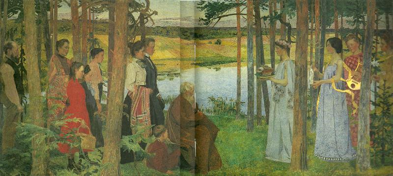 en allegori, Carl Wilhelmson